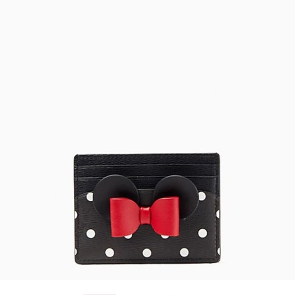 disney x kate spade new york other minnie mouse cardholder - Picture 1 of 3